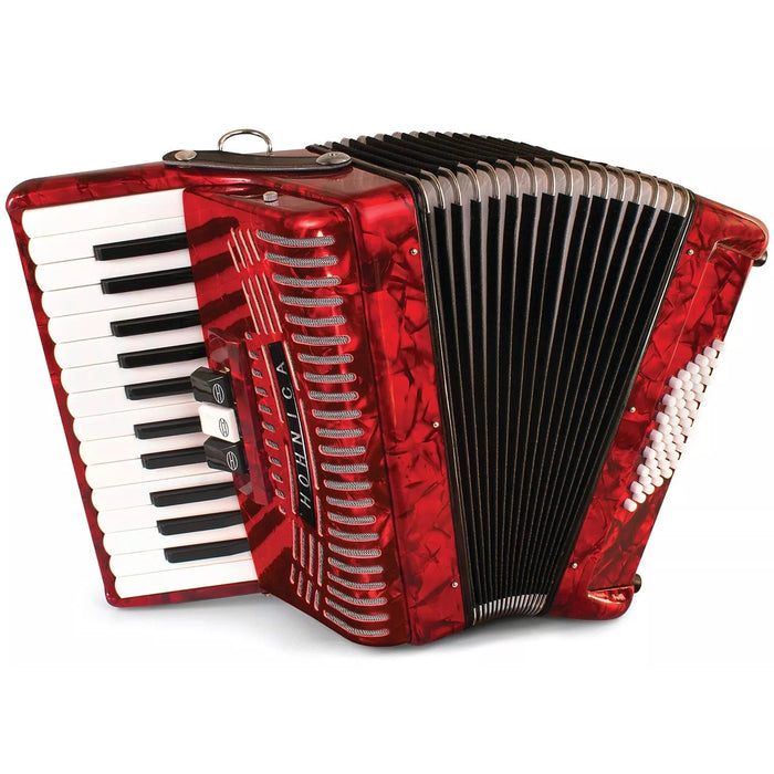 Hohner Accordions 1304-RED - open box