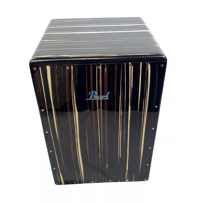 Pearl Boom Box Cajon - Artisan Zebra Wood - used