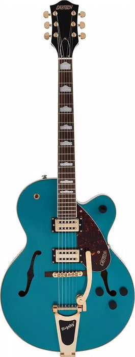 Gretsch G2410TG Streamliner Hollow Body Single-Cut and Gold Hardware Ocean - open box