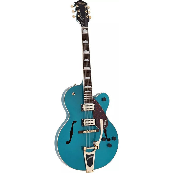 Gretsch G2410TG Streamliner Hollow Body Single-Cut and Gold Hardware Ocean - open box