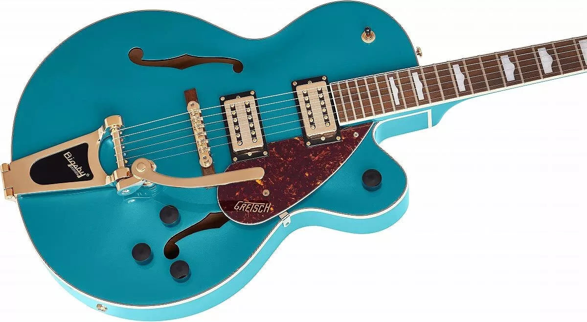 Gretsch G2410TG Streamliner Hollow Body Single-Cut and Gold Hardware Ocean - open box