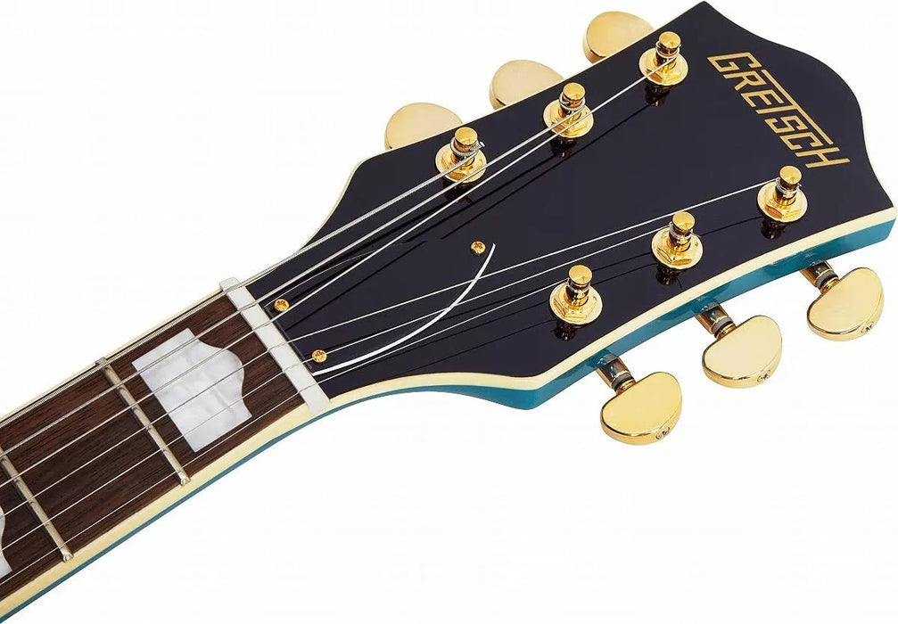 Gretsch G2410TG Streamliner Hollow Body Single-Cut and Gold Hardware Ocean - open box