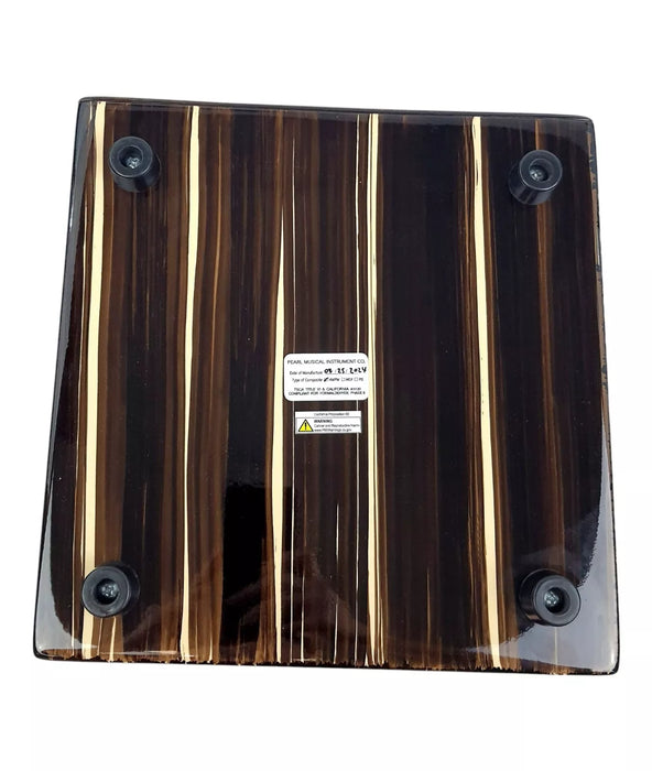 Pearl Boom Box Cajon - Artisan Zebra Wood - used